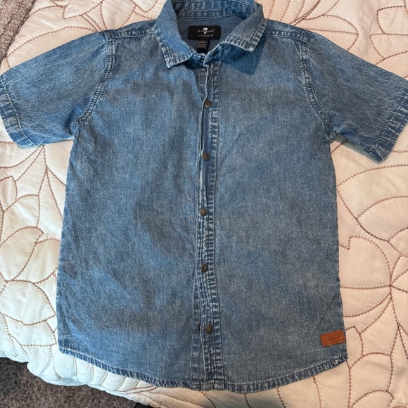 7 For All Mankind Other - Bundle Denim Blue Kids Button Down Shirt